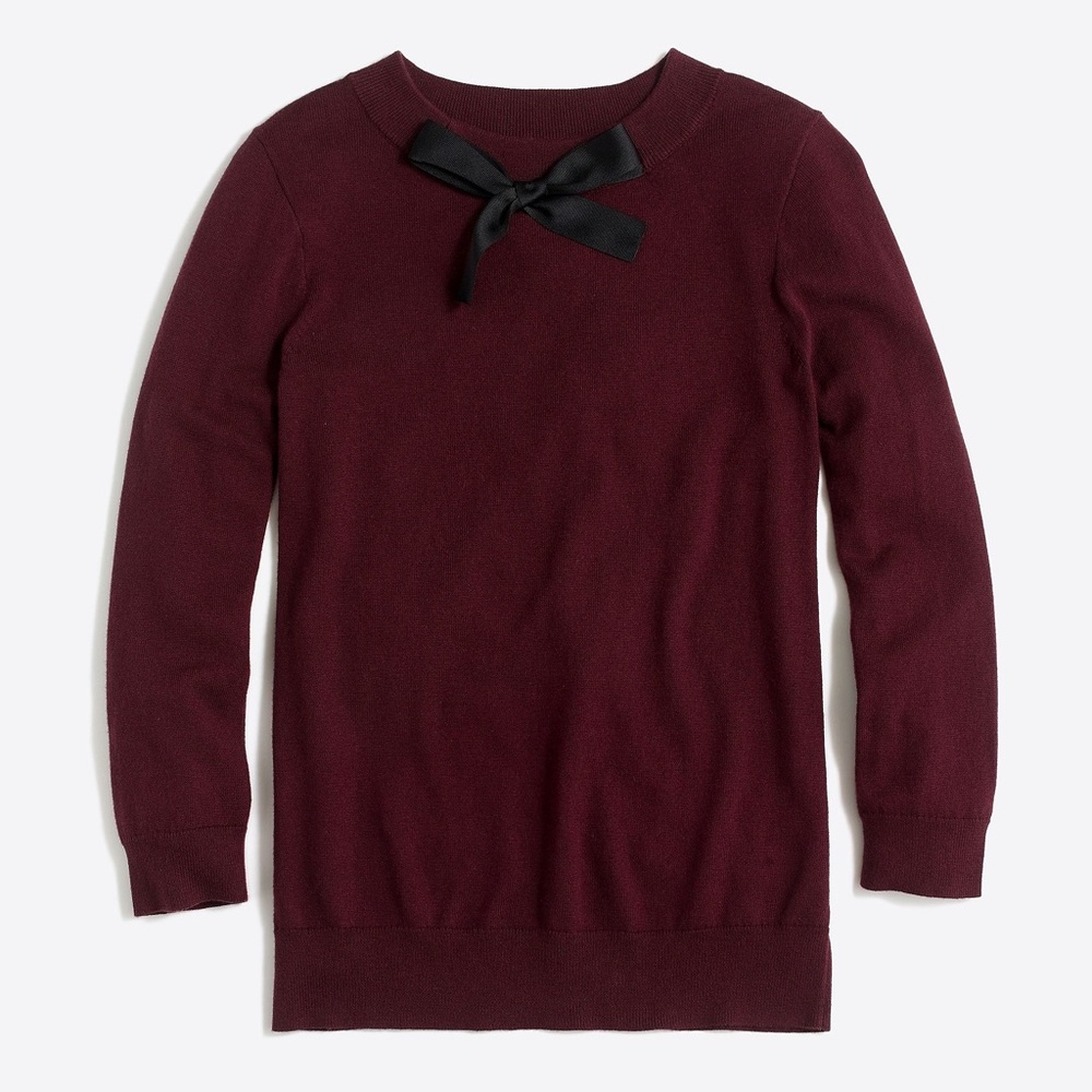 J. Crew Factory Bow Neck sweater